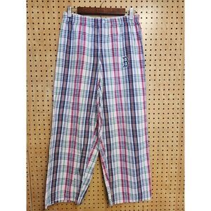 Concepts Sports - Boston Red Sox Pink‎ Plaid Pajama Pants Medium Women